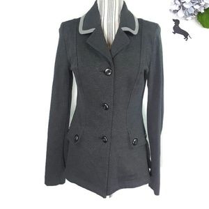 Cabi ponte crew charcoal blazer jacket. Sz S.